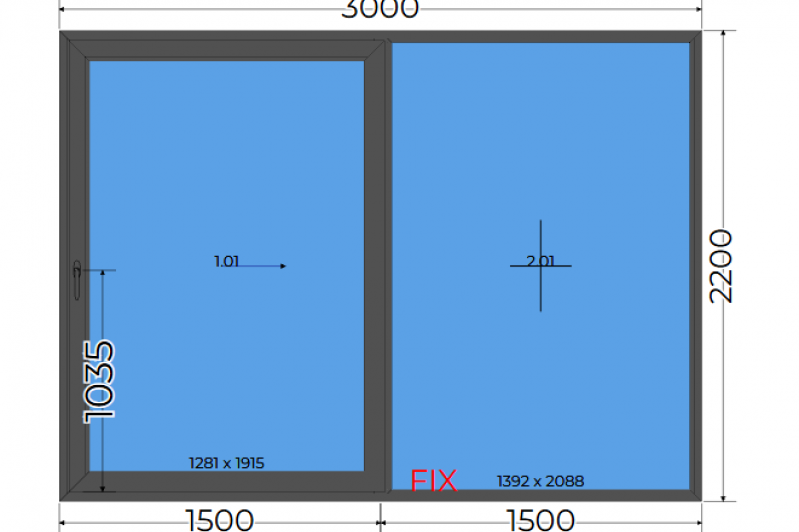 Smart Slide 3000 x 2200 Antracyt