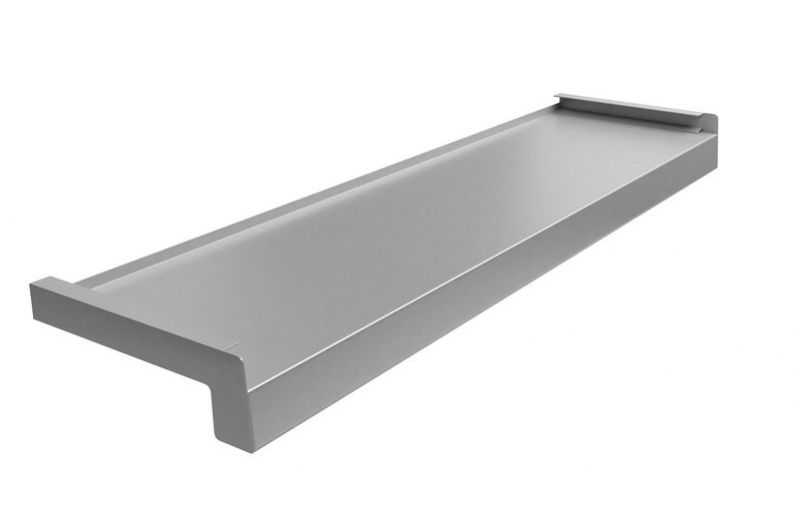Parapet Stalowy Srebrny 9006