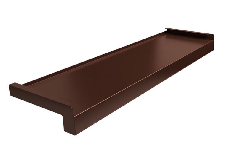 Parapet Stalowy Brąz 8017